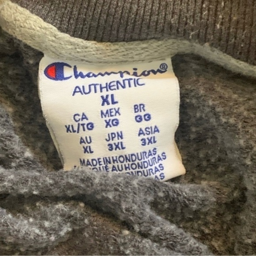 Champion Large Logo Crewneck Sweatshirt Vintage 1990s - Picture 3 of 3